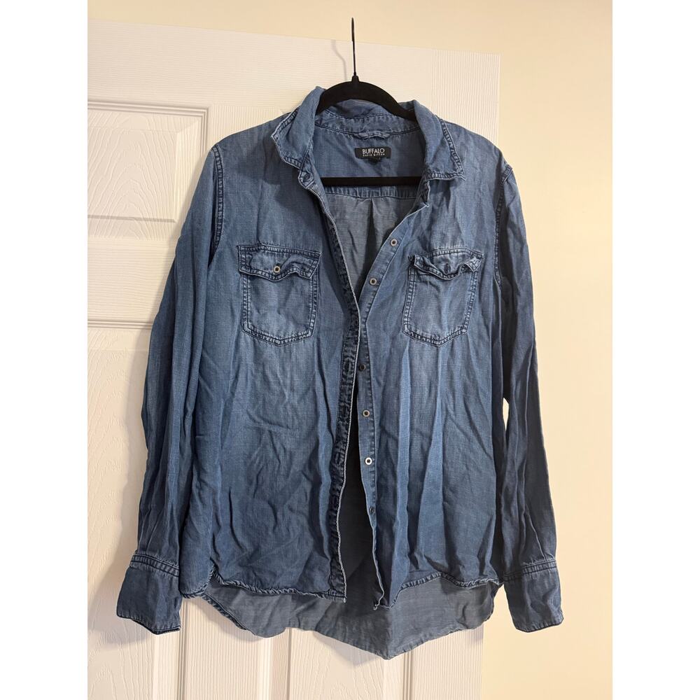 Buffalo soft denim shirt size Large